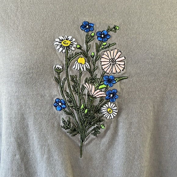 2 crop T-shirt bundle, Cotton On, Large, grey and tan. - Picture 3 of 15